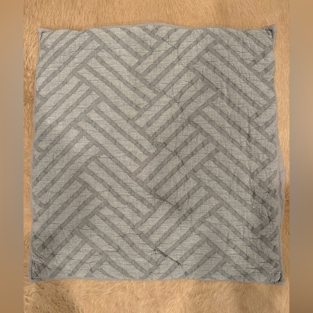 West Elm herringbone patterned pillow covers, set of 3